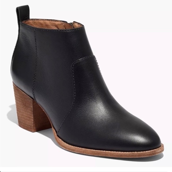 Madewell Shoes - Madewell The Brenner Boot in Black Leather size 8